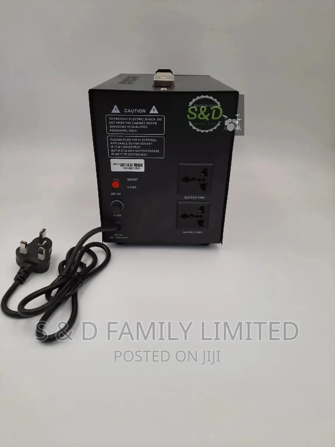 Powermaster Digital 1.5KVA Voltage Regulator