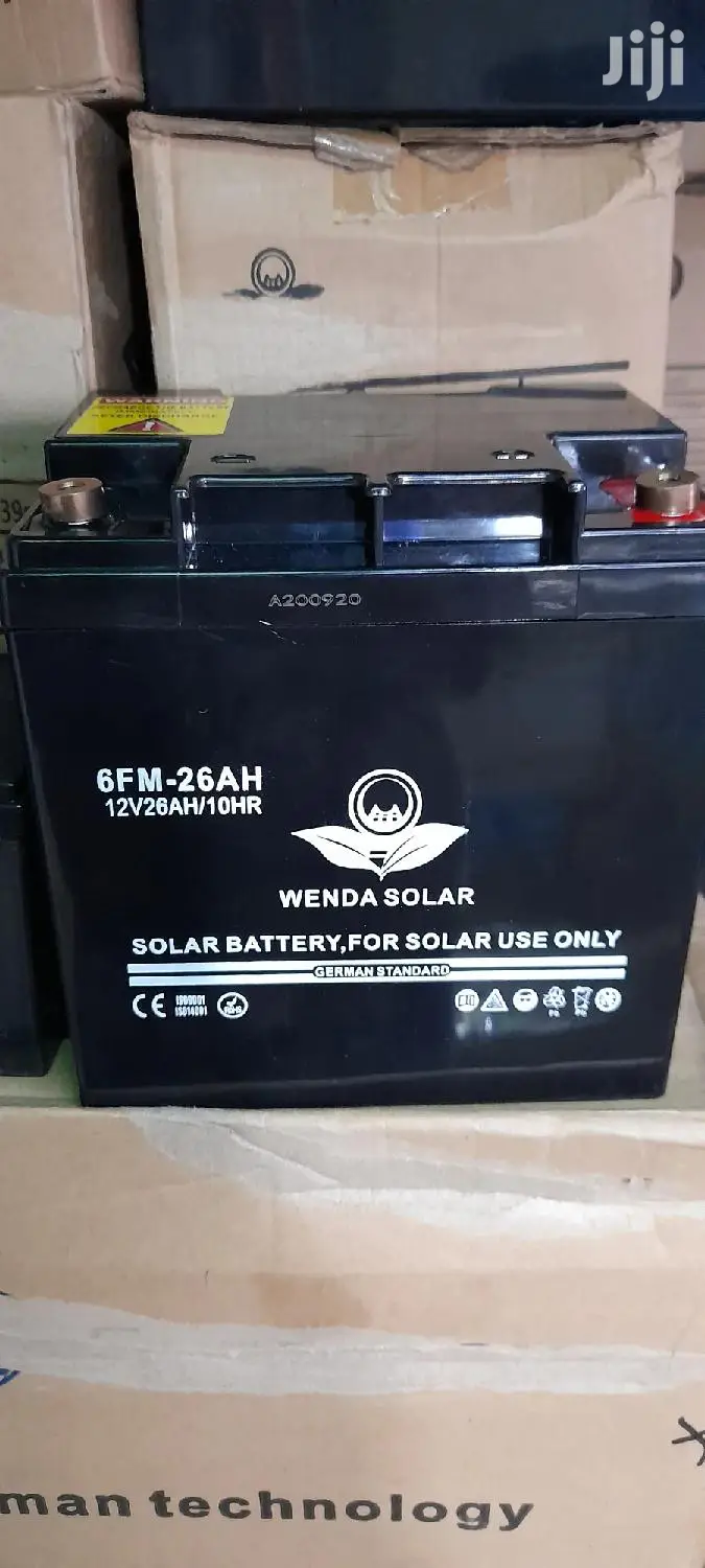 Solarmax Maintainance Free Battery 6FM-26AH