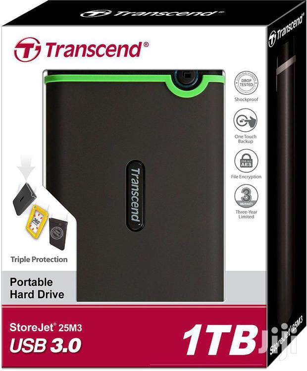 Transcend External Harddisk - main view