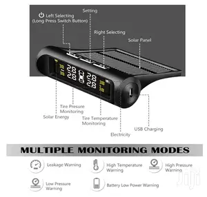 Car Tire Pressure Monitoring System -TPMS Solar -Internal