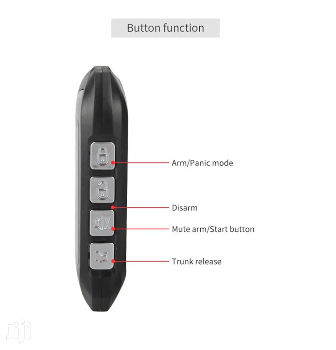Smart 2 Way Car Alarm With Remote Engine Start