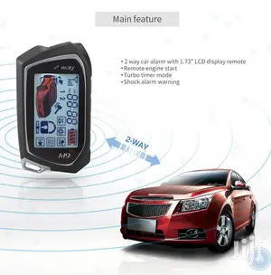 Smart 2 Way Car Alarm With Remote Engine Start