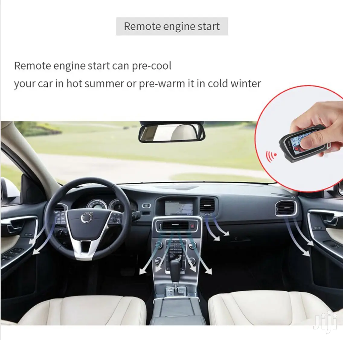 Smart 2 Way Car Alarm With Remote Engine Start