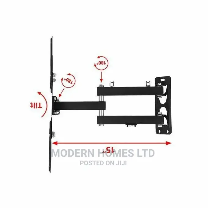 Rotating 14"-55" Full Motion Swivel Wall Mount Tv Bracket