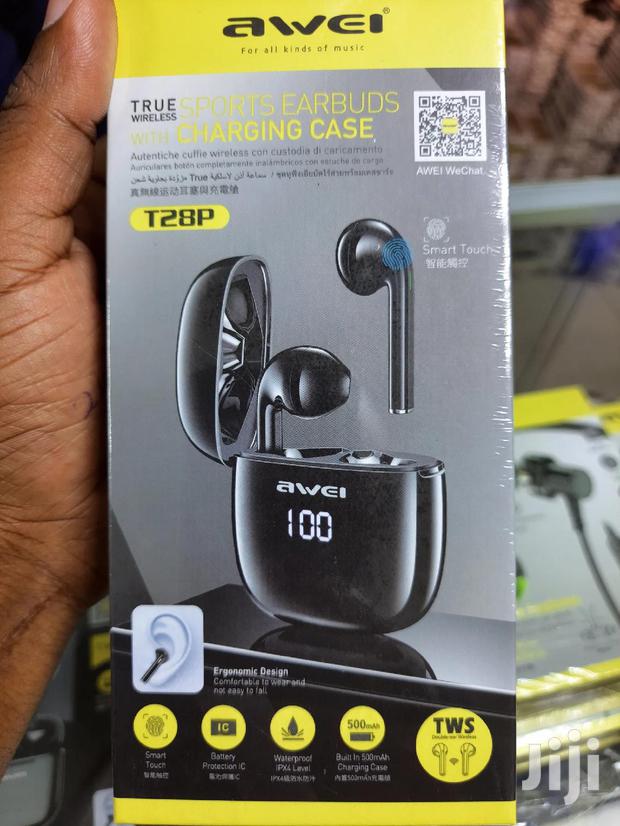 Awei T28P True Wireless Sports Earbuds With Charging Case - thumbnail 2
