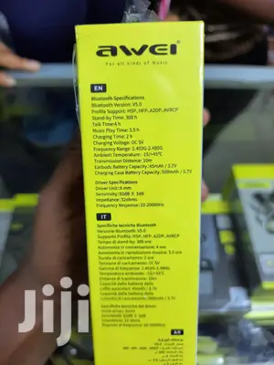 Awei T29 True Wireless Sport Earbuds (Black)