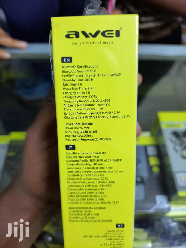 Awei T29 True Wireless Sport Earbuds (Black) - thumbnail 2