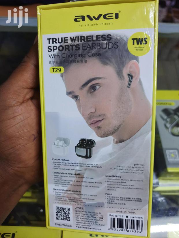 Awei T29 True Wireless Sport Earbuds (Black) - thumbnail 3