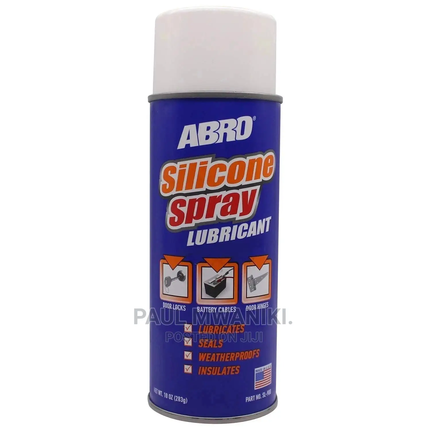 Abro Silicone Spray Lubricant.