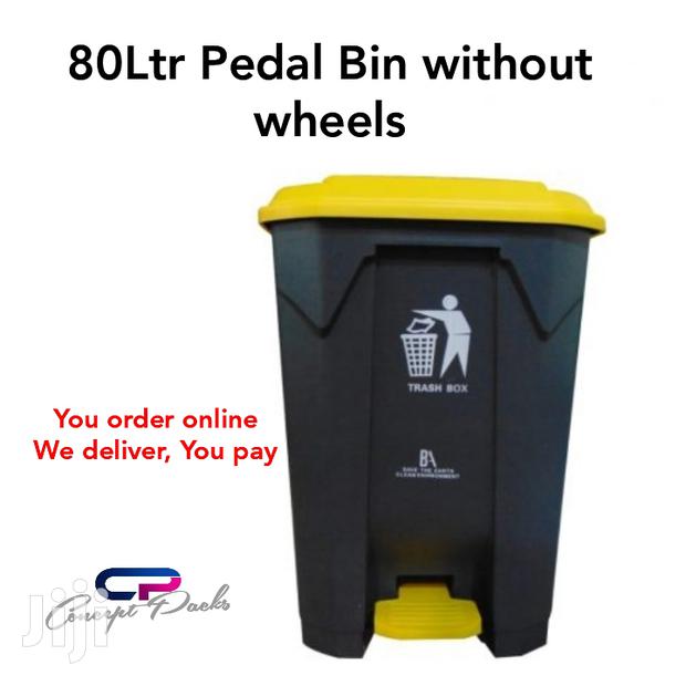 80ltr Pedal Bin Without Wheels. - main view