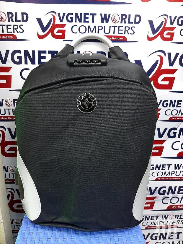 Antitheft Backpack With Aluminium Handle Black - thumbnail 2