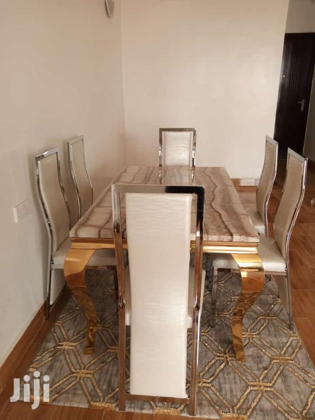 Dining Set With Pure Marble Table - thumbnail 3