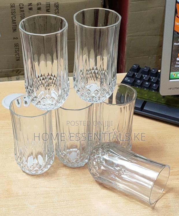 6pcs High Quality Water, Wine Juice Glasses