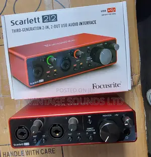 Focusrite Scarlet 2i2 Usb Soundcard