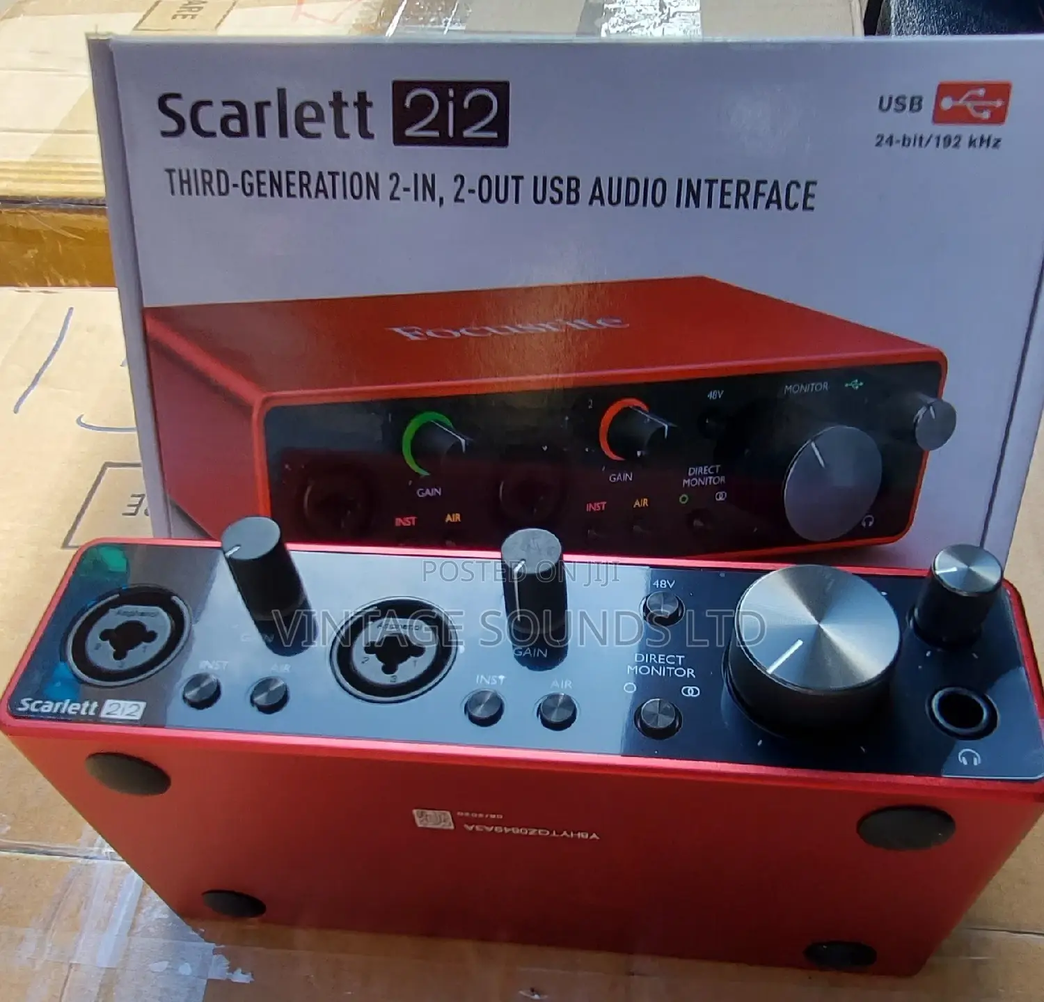 Focusrite Scarlet 2i2 Usb Soundcard