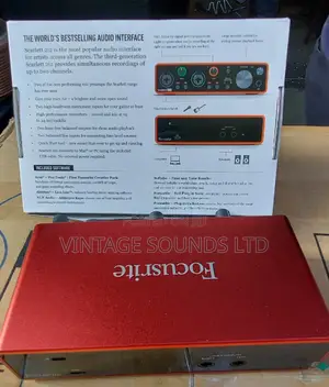Focusrite Scarlet 2i2 Usb Soundcard