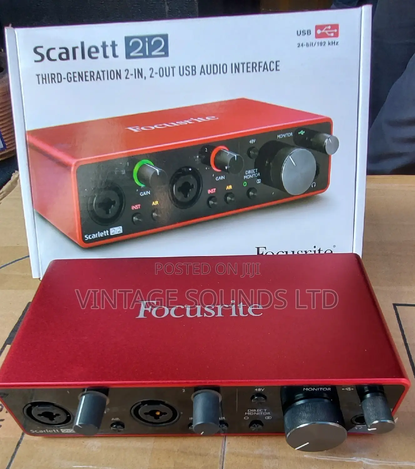 Focusrite Scarlet 2i2 Usb Soundcard