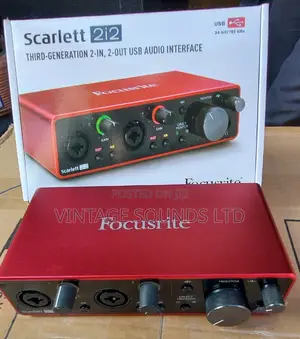 Focusrite Scarlet 2i2 Usb Soundcard