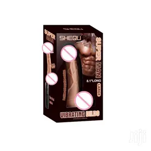 Superman Vibrating Dildo With Rotating Head