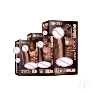 Superman Vibrating Dildo With Rotating Head