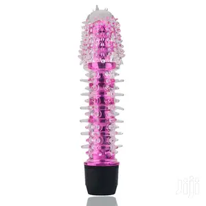 7-Inches Pijat Penis Dildo Vibrator - Black