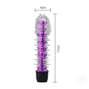 7-Inches Pijat Penis Dildo Vibrator - Black