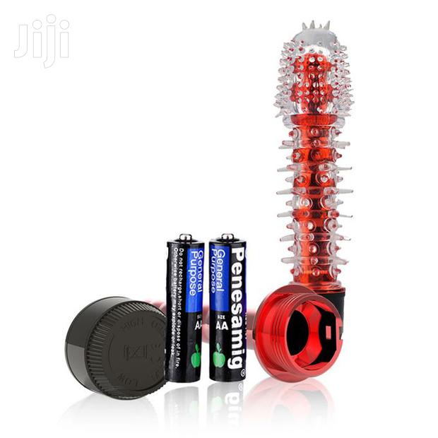 7-Inches Pijat Penis Dildo Vibrator - Black - thumbnail 2