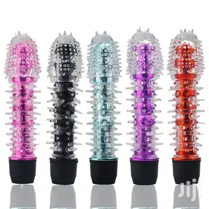 7-Inches Pijat Penis Dildo Vibrator - Black