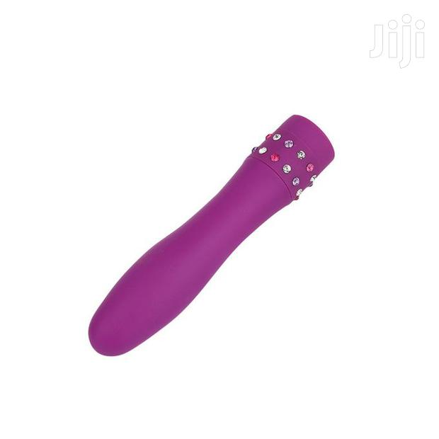 Mini Bullet Vibrator With Diamonds Decorations - thumbnail 3