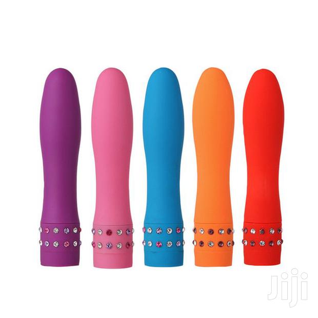 Mini Bullet Vibrator With Diamonds Decorations - thumbnail 2