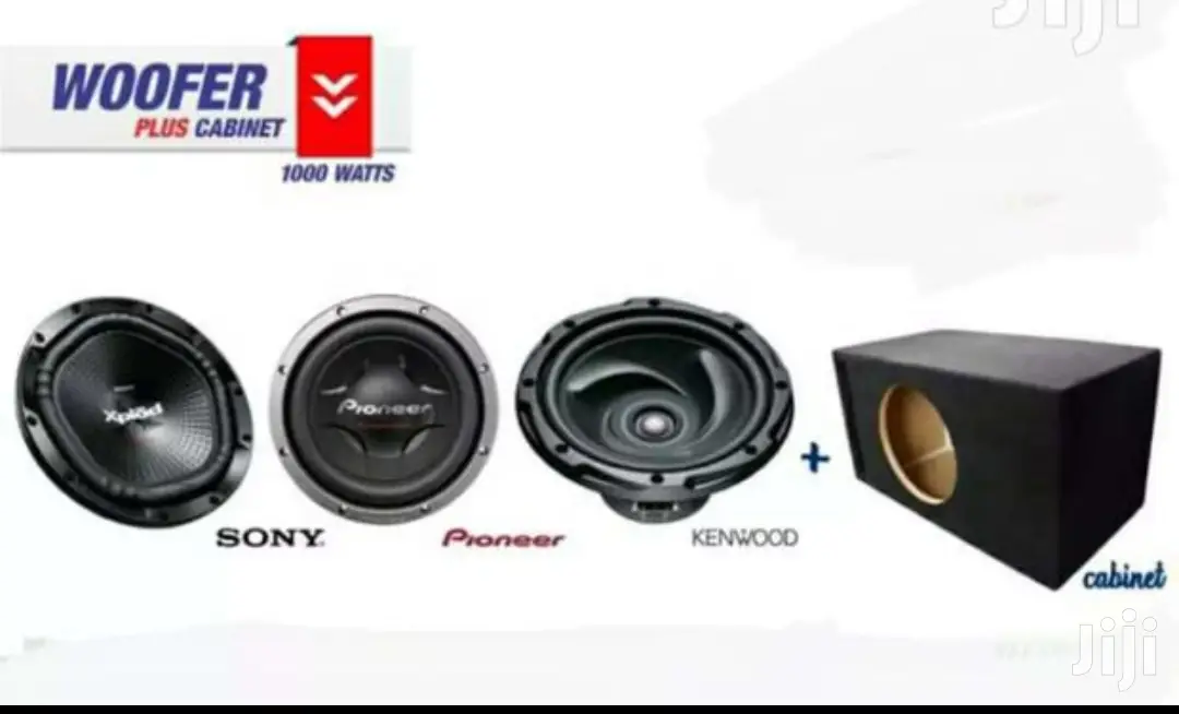 New Subwoofers + Cabinet, Free Delivery Within Cbd