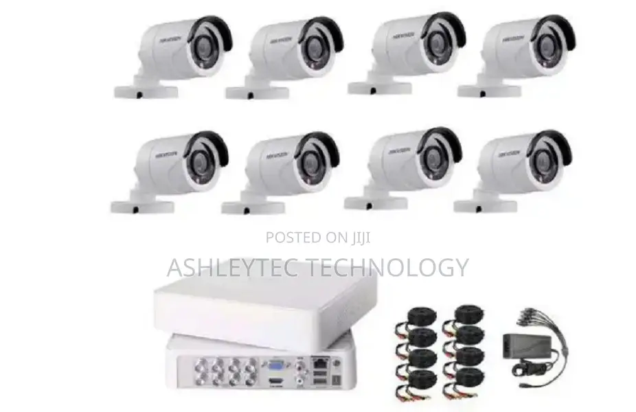 Full Pack Hikvision 8 HD CCTV Complete Kit- Nairobi