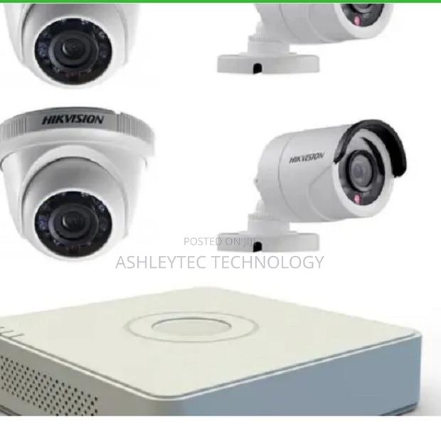 4 Camera CCTV 2 Bullet 2 Dome 20m IR With Night