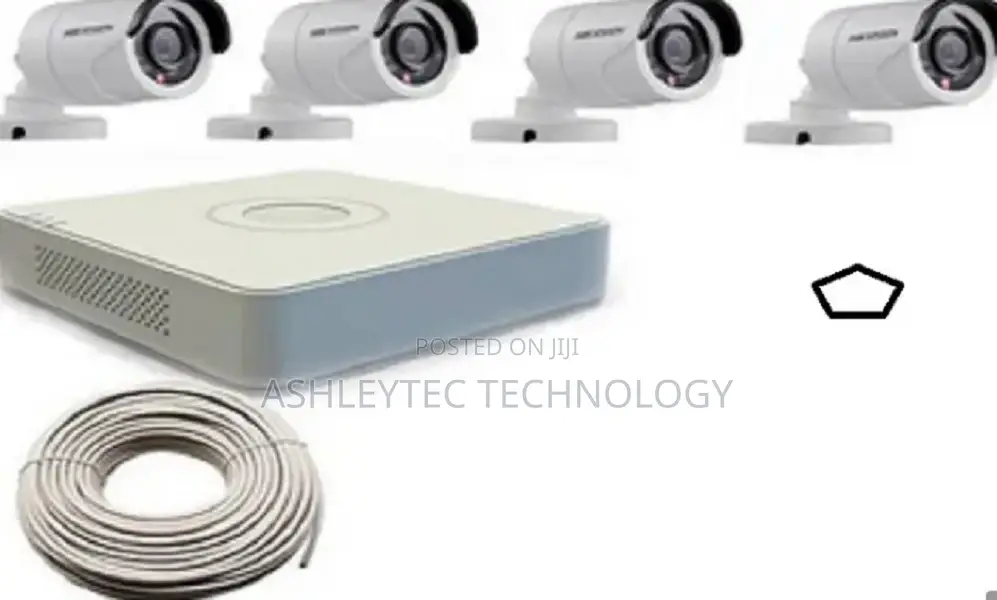 4 Four CCTV Cameras Complete Package -nairobi