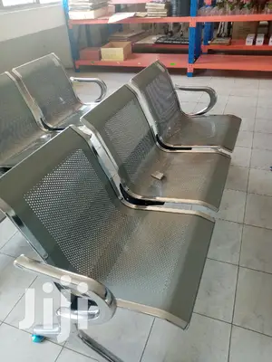 Non Padded Silver Linked Chair