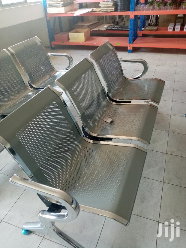 Non Padded Silver Linked Chair