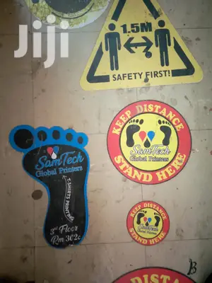Foot Marks Floor Sticker
