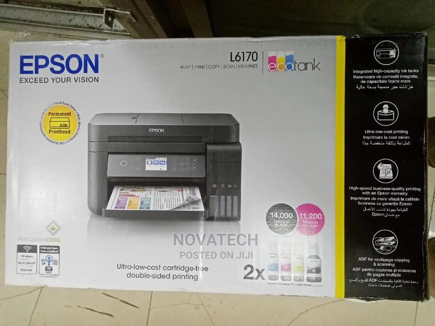 Epson L6170 Ink Tank Printer Duplex, Wi-fi, USB, Ethernet in Nairobi ...