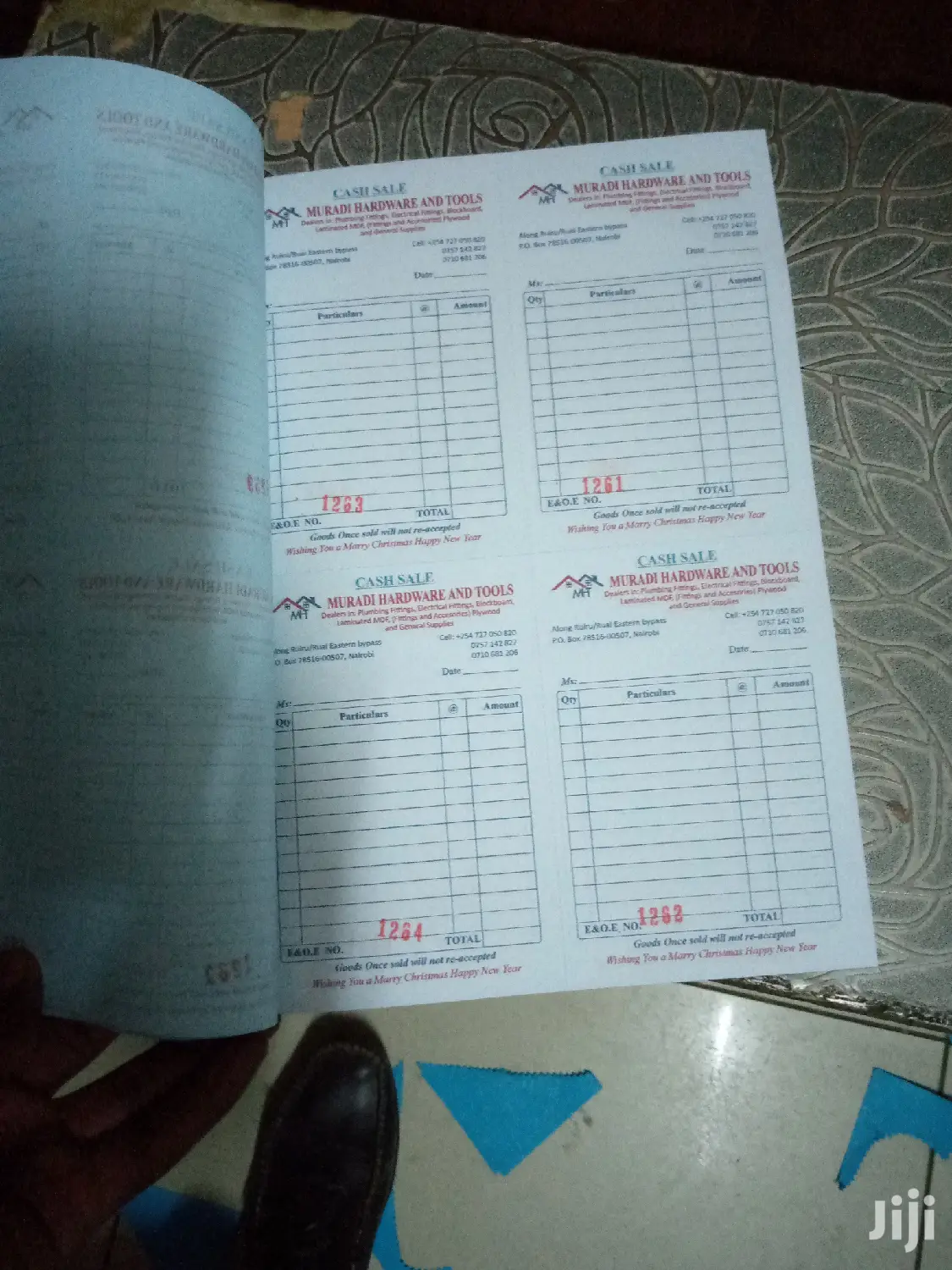A5 Reciept Books Printing