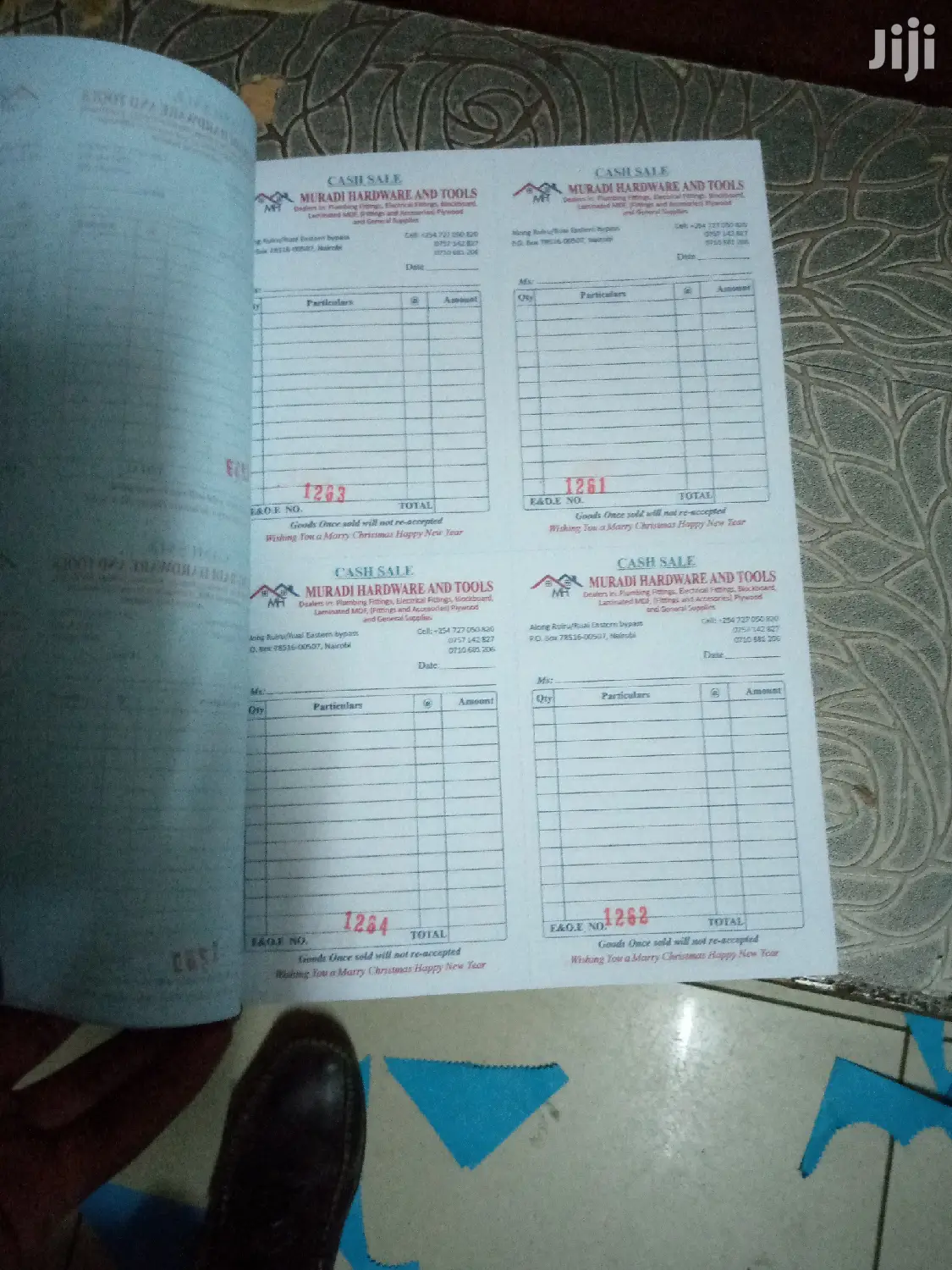 A5 Reciept Books Printing