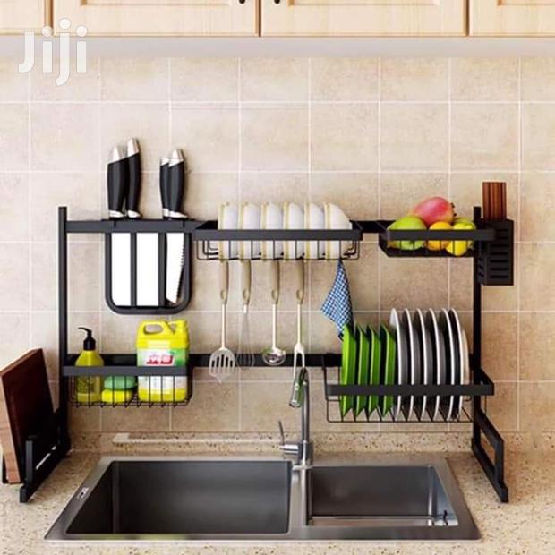 Spacious Dish Rack Over the Sink