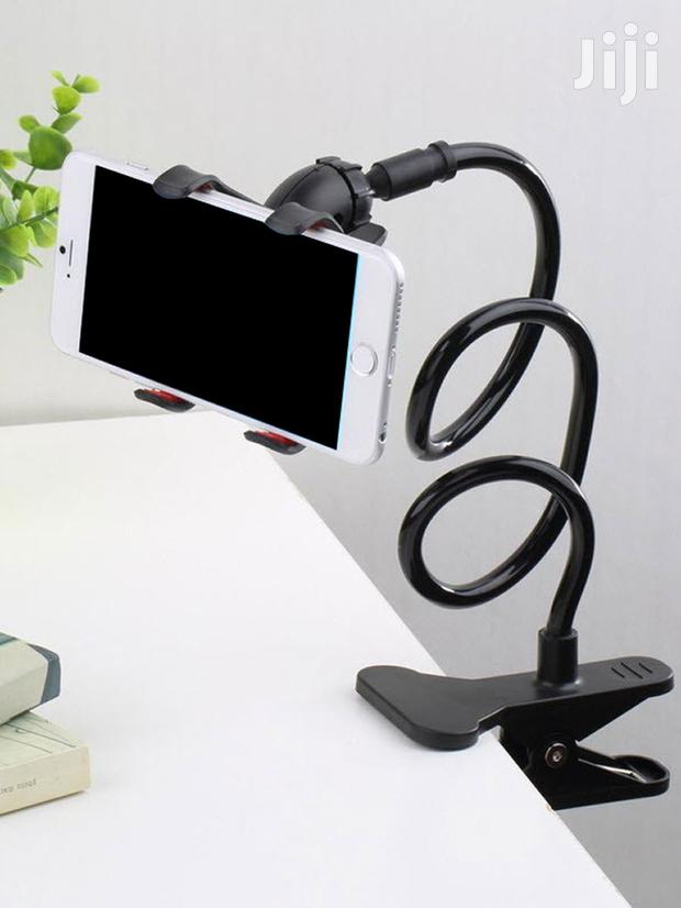Black Flexible Lazy Phone Holder Stand - main view