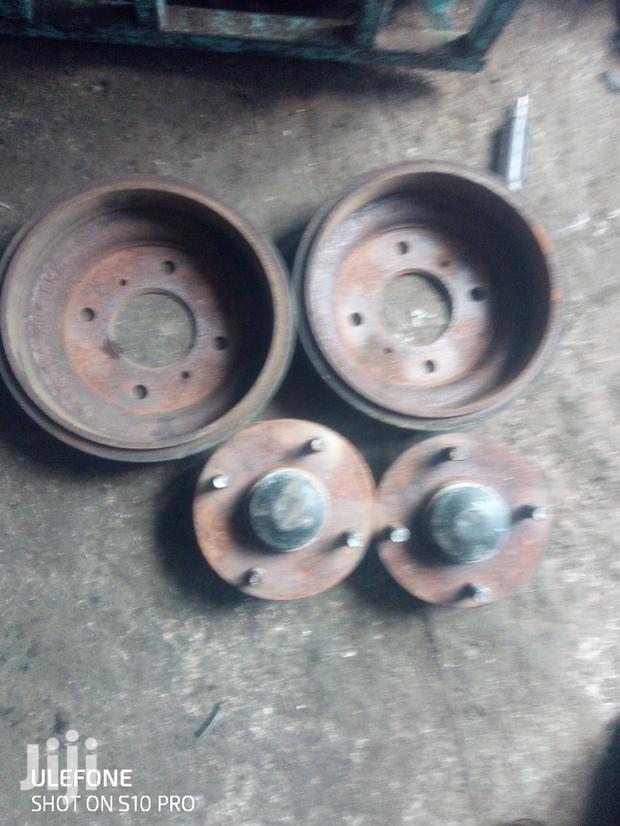 Rear Hubs And Drum - main view