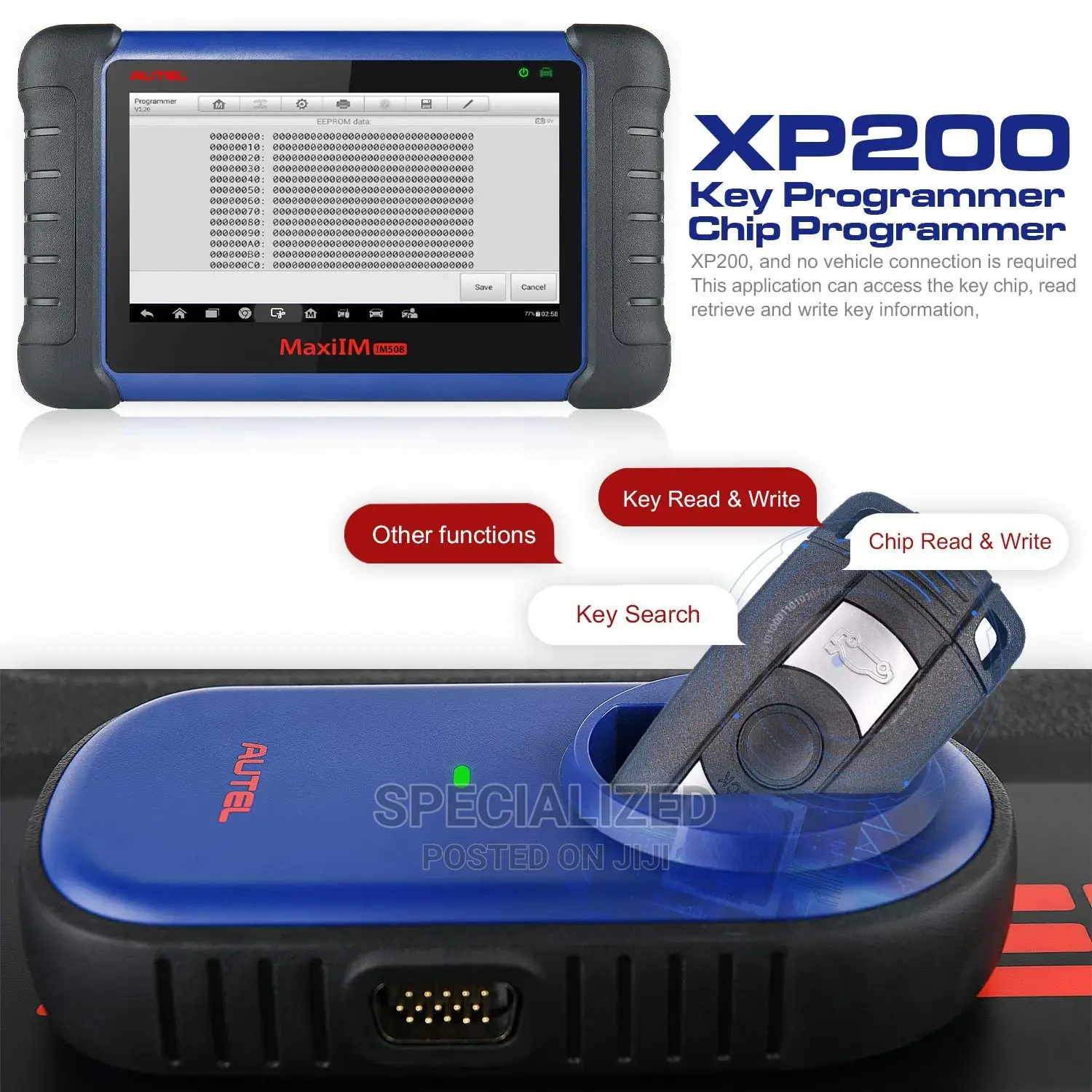 Autel IM508S Car Diagnosis Car Key Immo Machine
