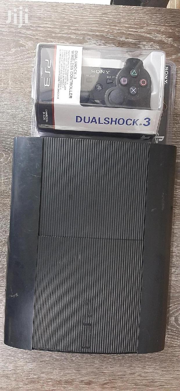 Black SONY Playstation 3 - main view