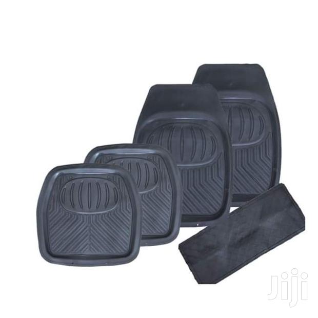 5 Pcs Universal Deep Dish Heavy Pvc Mats - main view
