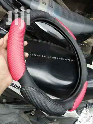 Red and Blue Steering Covers