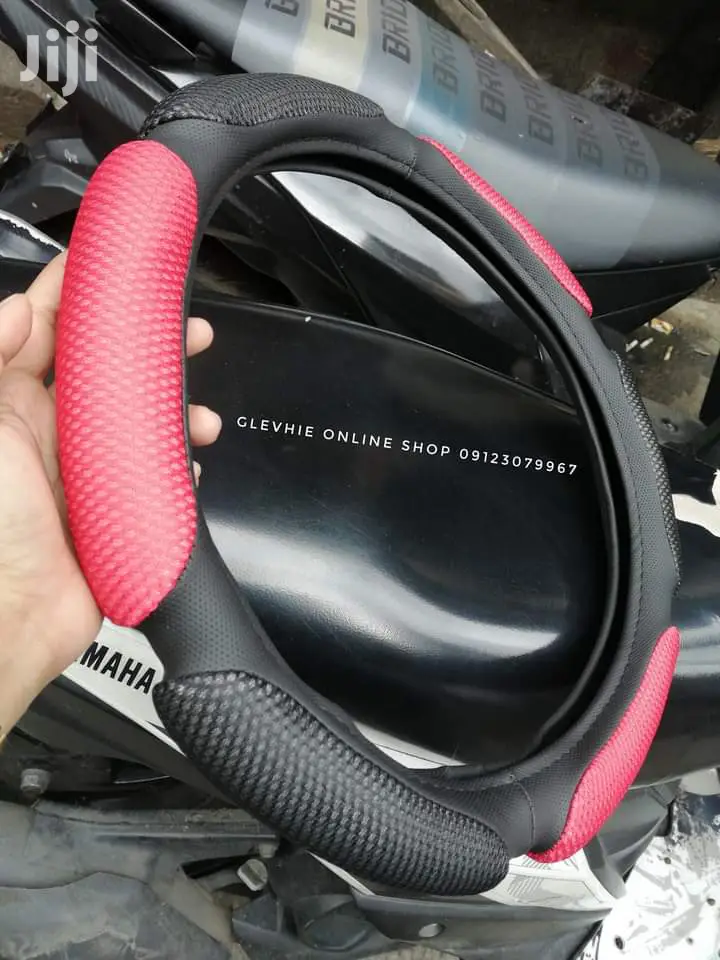 Red and Blue Steering Covers