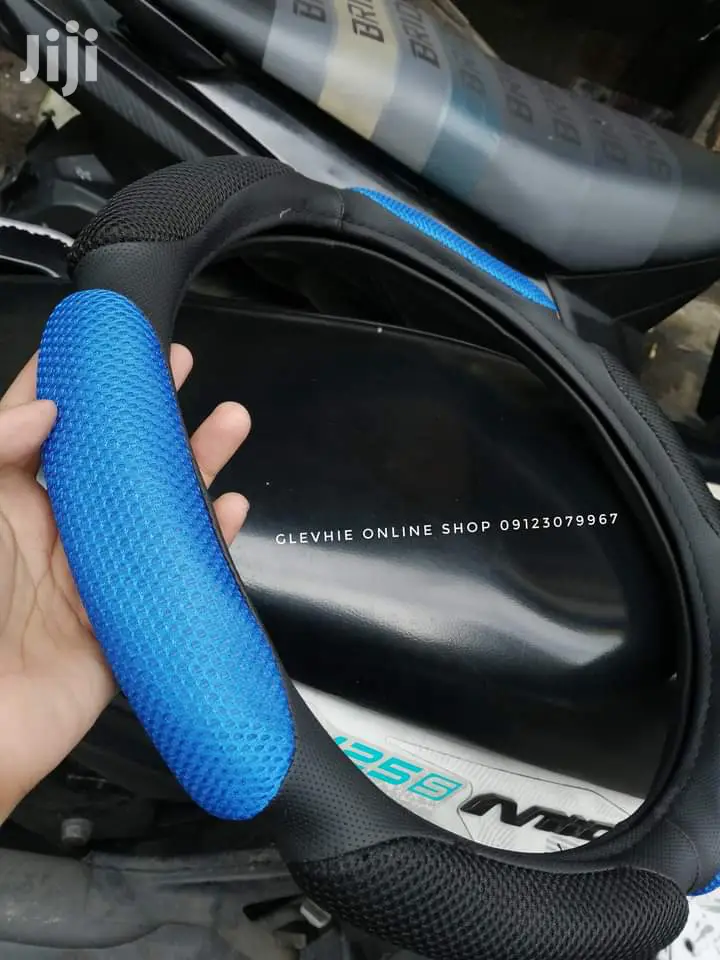 Red and Blue Steering Covers