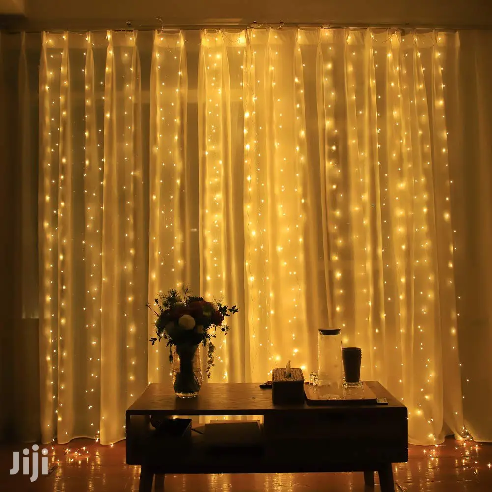 Christmas Warm White Curtain Lights